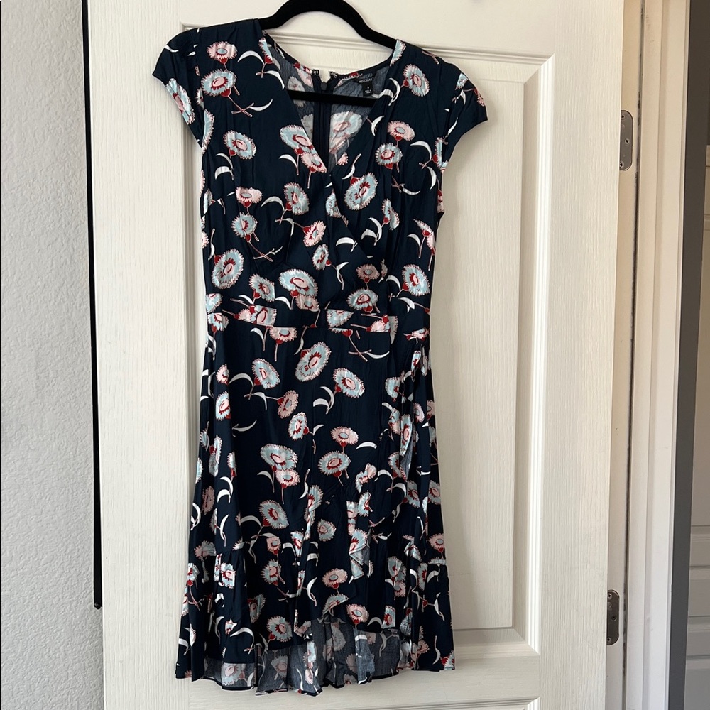 Floral Navy Dress